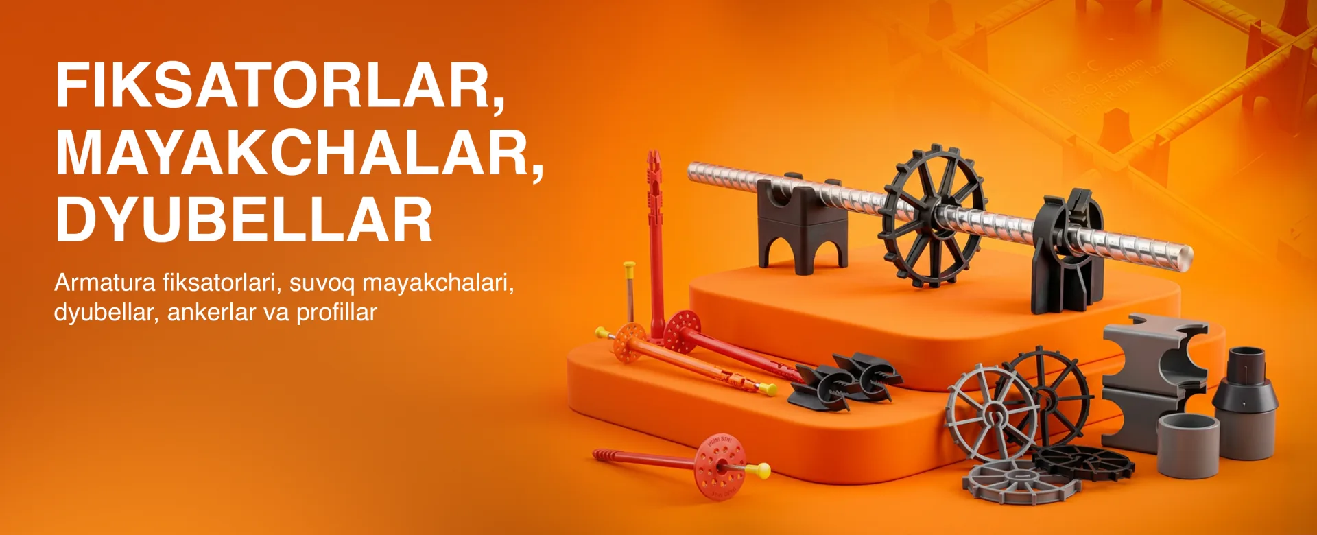 Fiksatorlar, mayoqlar, dyubellar