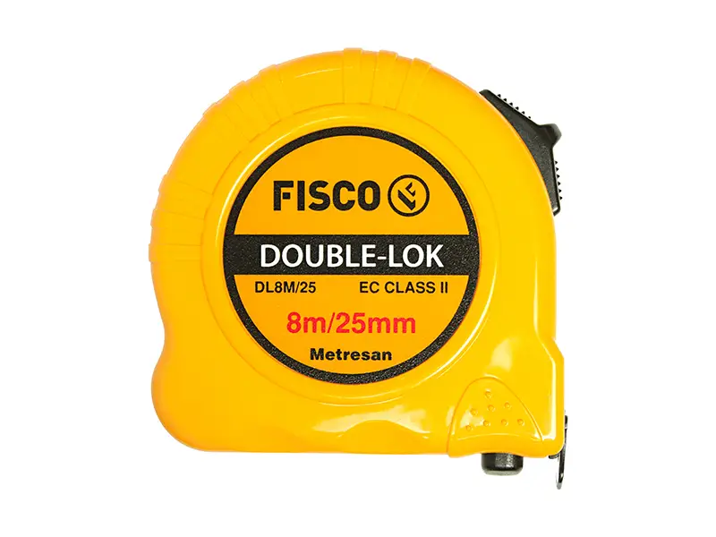 Рулетка Fisco Double-Lok 8 м 25 мм